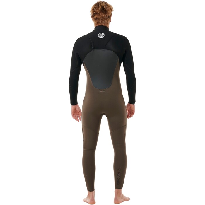 2024 Rip Curl Mens Flashbomb 4/3mm Chest Zip Wetsuit 14KMFS - Deep Rock